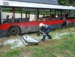 Technische Übung - Bergung eines Autobuses