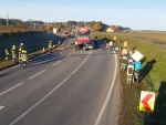 Schwerer Verkehrsunfall - PKW gegen LKW auf der LB2