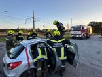 Technische Übung - Verkehrsunfall mit Menschenrettung