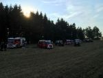 Waldbrand in Sparbach