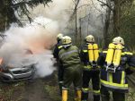 Fahrzeugbrand in der Wild