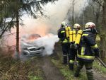 Fahrzeugbrand in der Wild