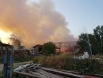 Scheunenbrand in Merkenbrechts