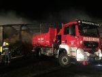 Scheunenbrand in Merkenbrechts