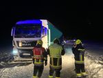 Schwierige LKW Bergung auf der L55