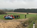 VU mit Menschenrettung auf der L55