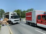 LKW-Bergung im Ortsgebiet von Göpfritz/Wild