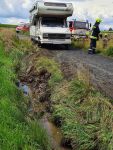 Schwierige Wohnmobilbergung im Auwiesenweg
