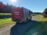 LKW-Brand im Ortsgebiet von Göpfritz/Wild