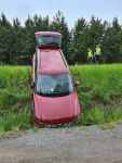 Schwerer Verkehrsunfall mit zwei beteiligten Fahrzeugen auf der LB2