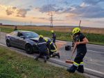 Verkehrsunfall auf der LB2 nach der Unterführung