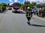 Fahrzeugbergung auf der L55 in Kirchberg/Wild