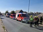 Brand Holzstoß in Göpfritz/Wild