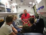 Besuch beim Roten Kreuz Allentsteig durch die Feuerwehrjugend