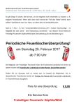 Feuerlöscherüberprüfung 2017